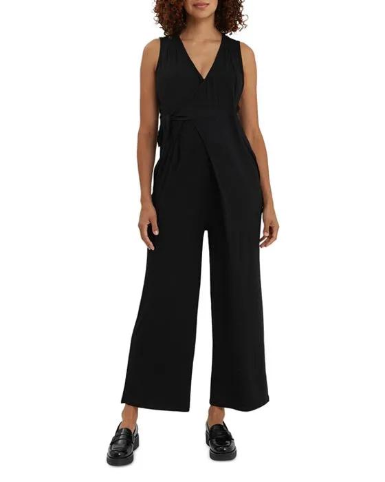 Ines Jersey Maternity Jumpsuit