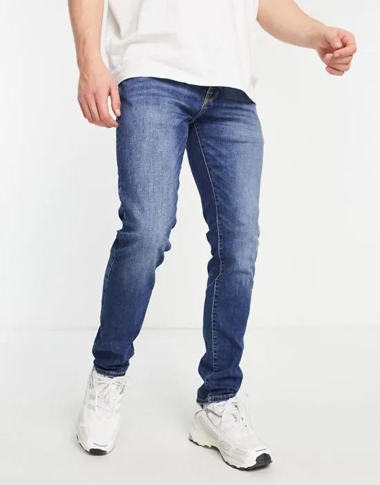 Intelligence Glenn super-stretch slim tapered jean in blue