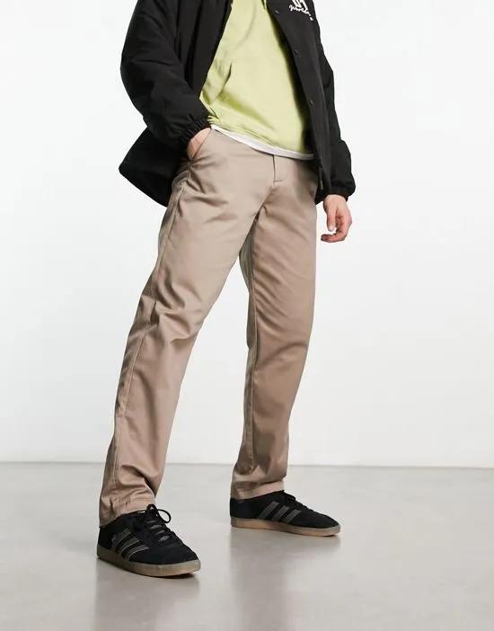 intelligence kane loose fit chino in beige