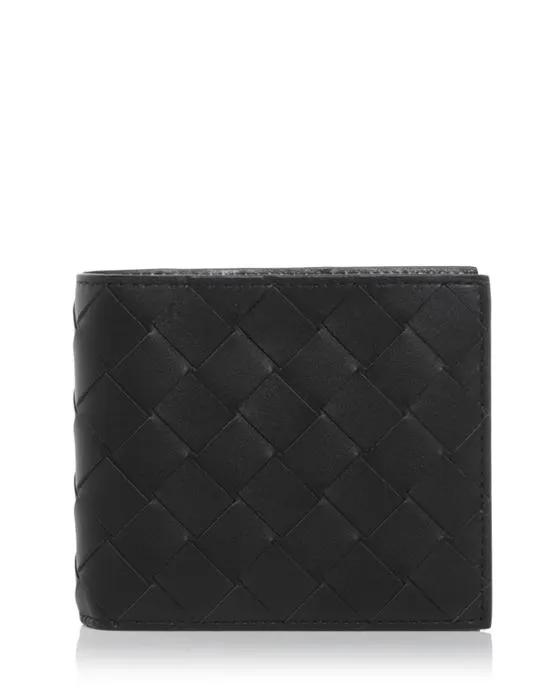 Intrecciato Leather Bifold Wallet  