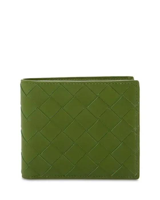Intreciatto Woven Leather Bifold Wallet