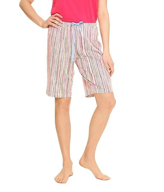 Irregular Stripe Bermuda PJ Pants