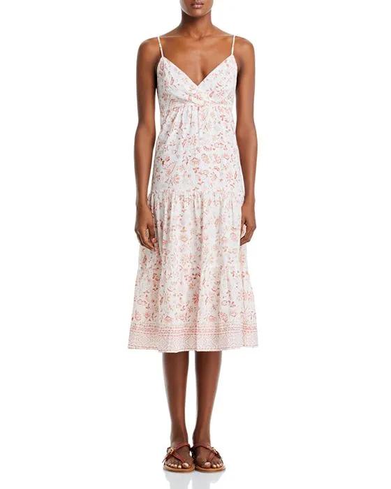 Irvine Floral Print Midi Dress - 100% Exclusive
