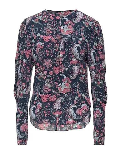 ISABEL MARANT | Midnight blue Women‘s Floral Shirts & Blouses