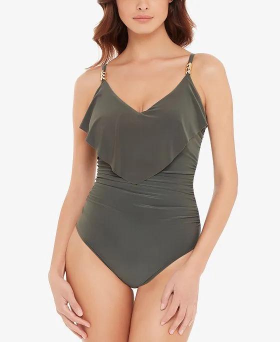Isabel Slimming Ruffled Underwire One-Piece Swimsuit