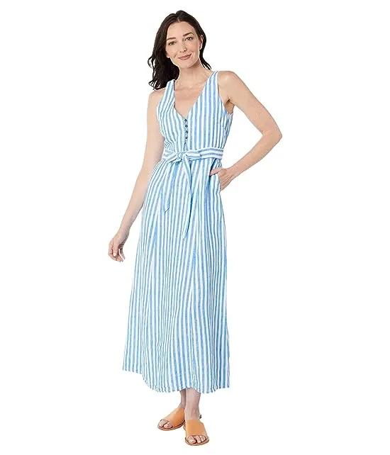 Isla Maxi Dress - French Blue Stripes