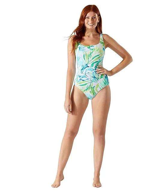 Island Cays Seafronds Reversible Lace Back One-Piece