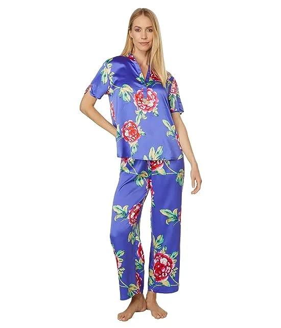 Island Fleur Short Sleeve Pajama Set