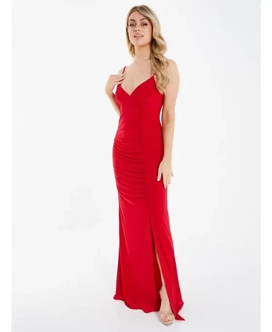 Ity Ruched Maxi Dress - Women