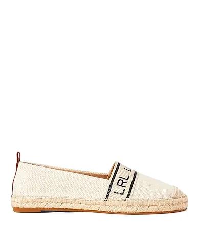 Ivory Canvas Espadrilles CAYLEE TWO-TONE CANVAS ESPADRILLE
