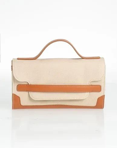 Ivory Canvas Handbag