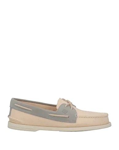 Ivory Canvas Loafers