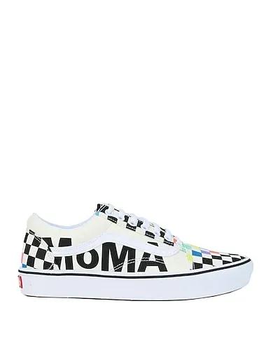 Ivory Canvas Sneakers VANS X MOMA
