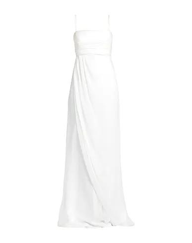 Ivory Chiffon Long dress