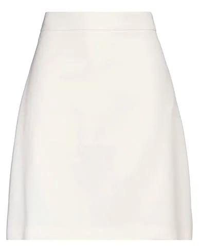 Ivory Cool wool Mini skirt