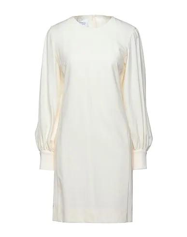 Ivory Cool wool Short dress