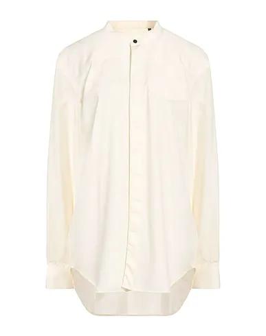 Ivory Cool wool Solid color shirts & blouses