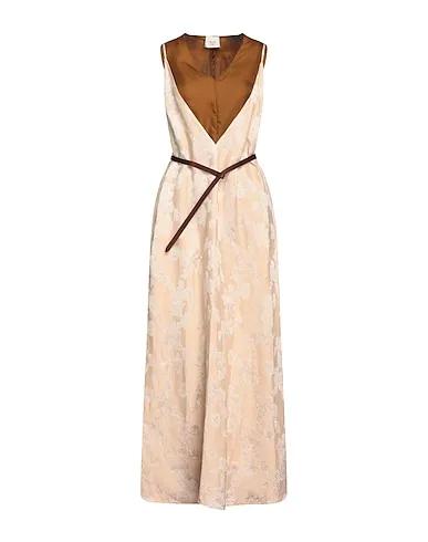 Ivory Cotton twill Long dress