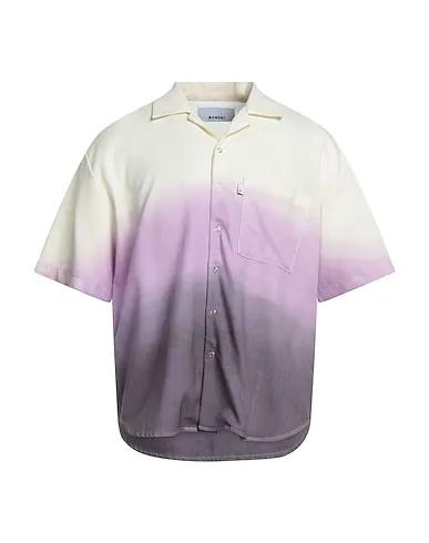 Ivory Cotton twill Patterned shirt