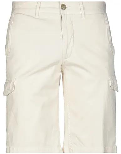 Ivory Cotton twill Shorts & Bermuda