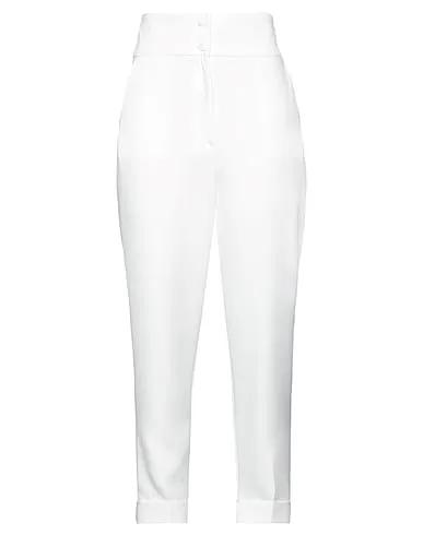 Ivory Crêpe Casual pants