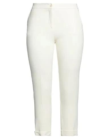 Ivory Crêpe Casual pants