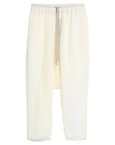 Ivory Crêpe Cropped pants & culottes