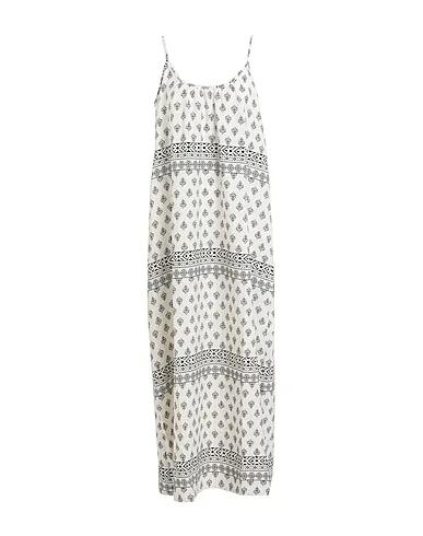 Ivory Crêpe Long dress