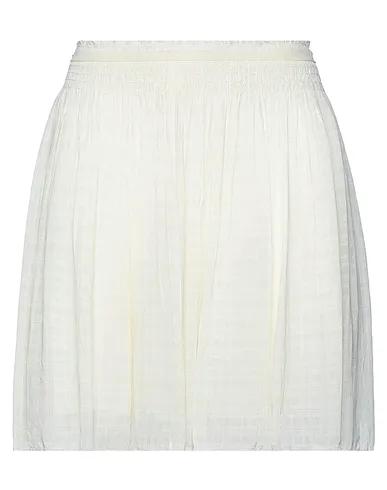 Ivory Crêpe Mini skirt
