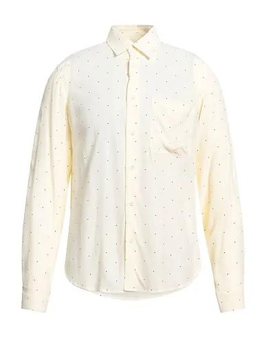 Ivory Crêpe Patterned shirt