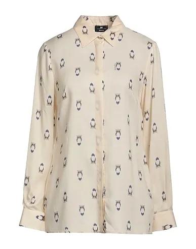 Ivory Crêpe Patterned shirts & blouses