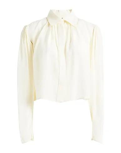 Ivory Crêpe Silk shirts & blouses