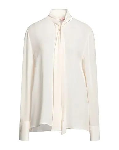 Ivory Crêpe Silk shirts & blouses