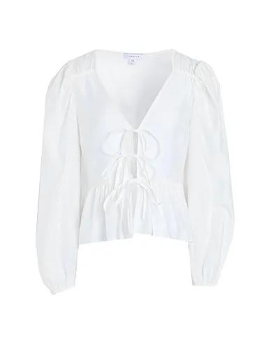 Ivory Crêpe Solid color shirts & blouses