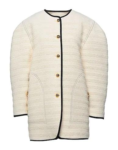 Ivory Flannel Coat