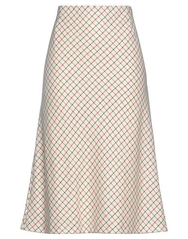 Ivory Flannel Midi skirt