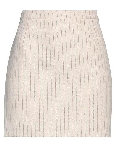 Ivory Flannel Mini skirt