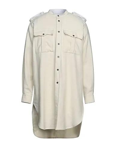 Ivory Flannel Solid color shirt