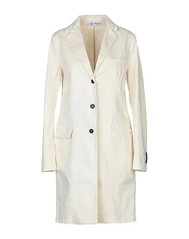 Ivory Gabardine Full-length jacket