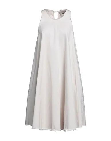Ivory Gabardine Midi dress