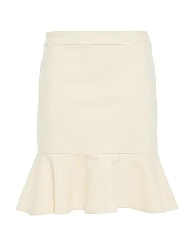 Ivory Gabardine Mini skirt