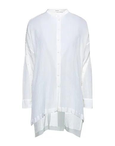 Ivory Gauze Solid color shirts & blouses