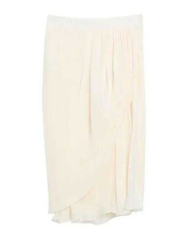 Ivory Grosgrain Midi skirt