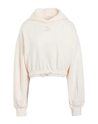 Ivory Hooded sweatshirt 535683-99 Classics Cropped Hoodie TR