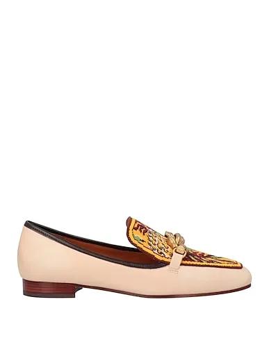 Ivory Jacquard Loafers