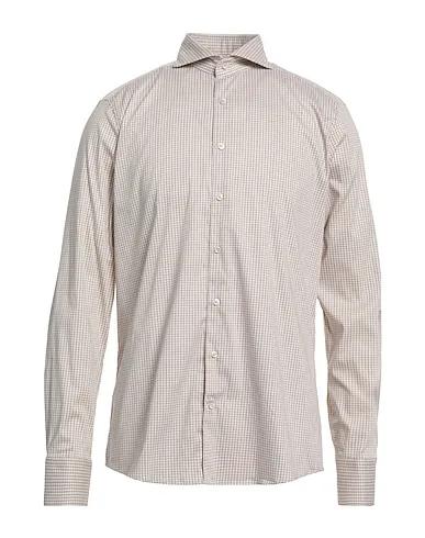 Ivory Jacquard Patterned shirt