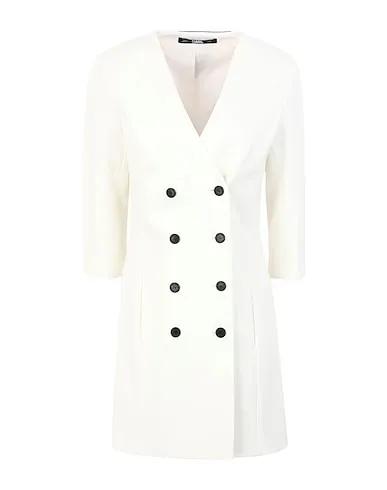 Ivory Jersey Blazer dress DOUBLE BREASTED PUNTO DRESS
