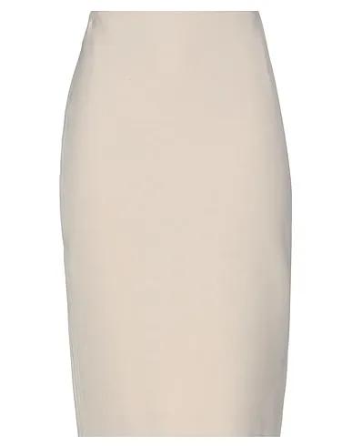 Ivory Jersey Midi skirt