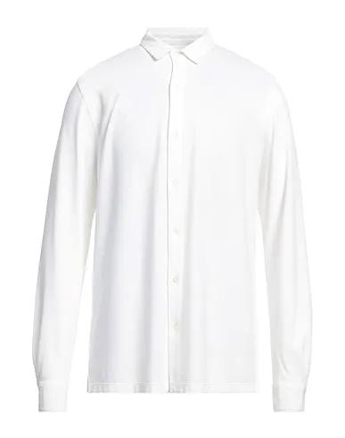 Ivory Jersey Solid color shirt