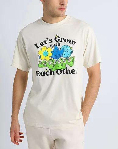 Ivory Jersey T-shirt GROW TOGETHER TEE
